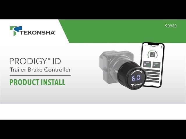 Tekonsha® Prodigy® iD Installation | 90920 | Trailer Brake Controller with EDGE™ Mobile App