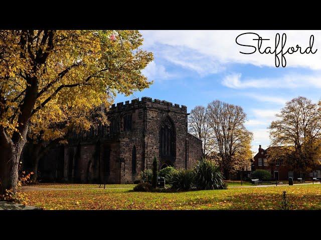 A walk through STAFFORD - Staffordshire - West Midlands - England - Uk