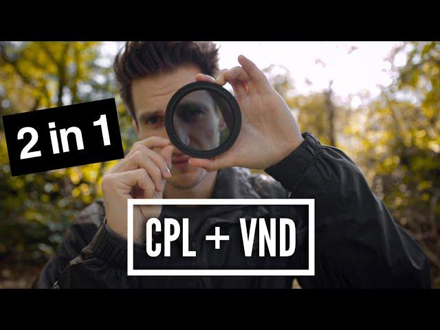 Circular Polariser + VND Filter 2 in 1 CPL and Variable ND all in one K&F | Polar Pro Rival?