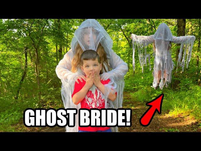 GHOST BRIDE in OUR HOUSE!! SOMETHING IS WRONG WITH AUBREY! The LEGEND of the GHOST BRIDE 