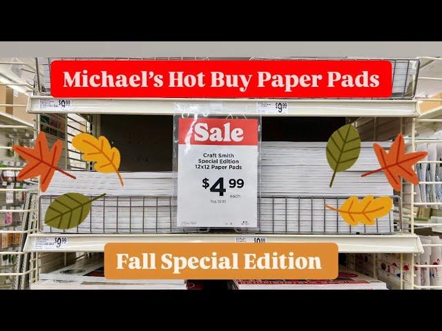 Michael’s Fall Paper Pads