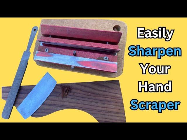 Easy Way To Sharpen Your Hand Scraper | David Schramm Luthier