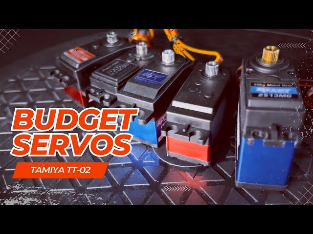 Budget servos for the TT-02 #servo #servos #tamiya #tamiyarc #tamiyarccar #tamiyatt02 #tt02 #tt01