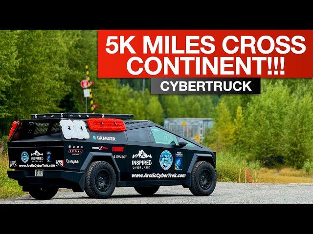 Tesla Cybertruck Road Trip Cross Country - OVER 5k Miles!! (Florida to the Arctic Ocean)