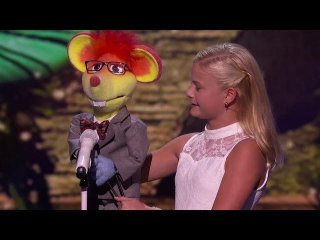 Darci Lynne  12 Year Old Ventriloquist Dedicates Song to Mel B   America's Got T HD