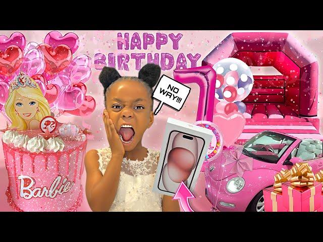 OUR DAUGHTER'S EPIC 7th BIRTHDAY SURPRISE! *SHE CRIED!*