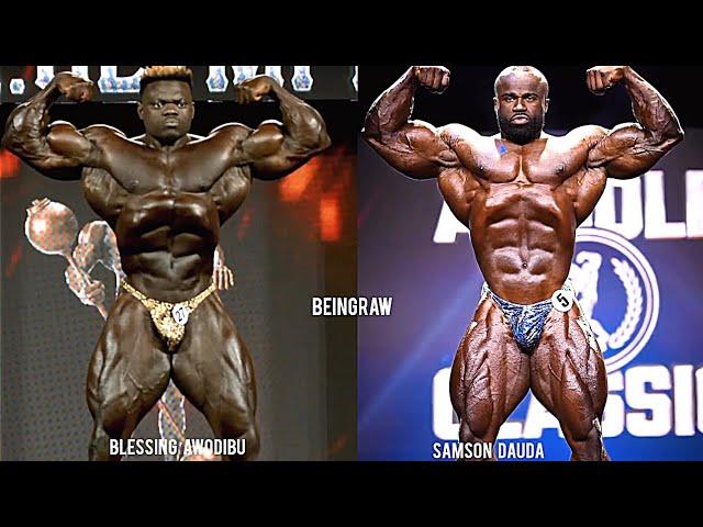 Blessing Awodibu VS Samson Dauda Comparison #blessingawodibu #samsondauda #olympia