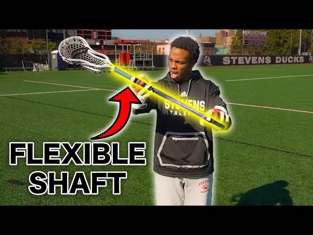 Using The Most FLEXIBLE Lacrosse Shaft in the World!!