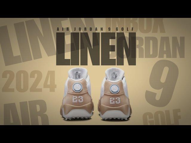 LINEN 2024 Air Jordan 9 Golf DETAILED LOOK + RELEASE INFO