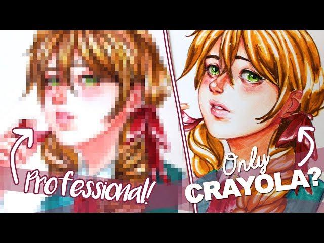 CRAYOLA vs ARTIST supplies (Touchfive markers, ARTEZA) | Comparison Challenge