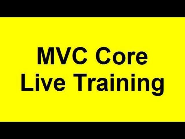 MVC Core Training | ASP.NET MVC Core Tutorial | Learn MVC Core Step by Step | MVC 6 Tutorial