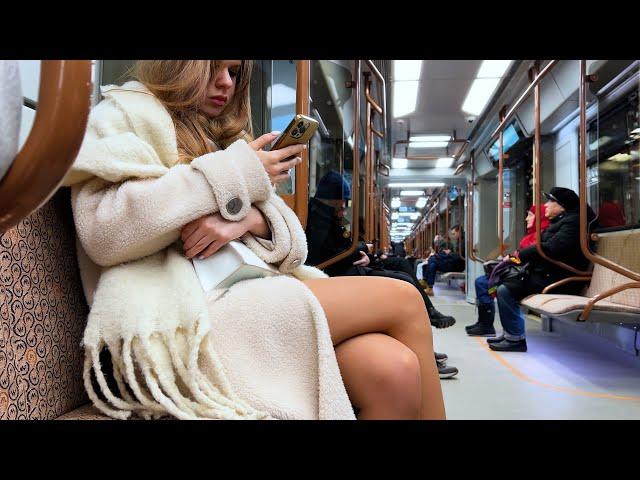  THIS WAS NOT SHOWN TUCKER CARLSON  Real Russian METRO in Moscow! Is it true - With Captions ⁴ᴷ