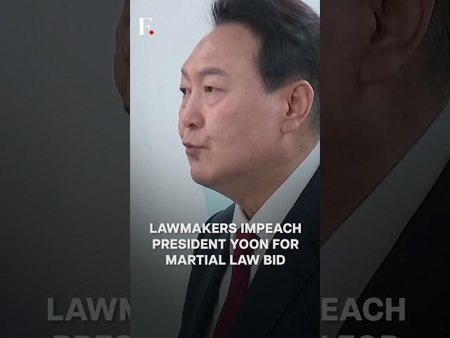 South Korea: President Yoon Suk Yeol Impeached Over Martial Law Debacle | Subscribe to Firstpost