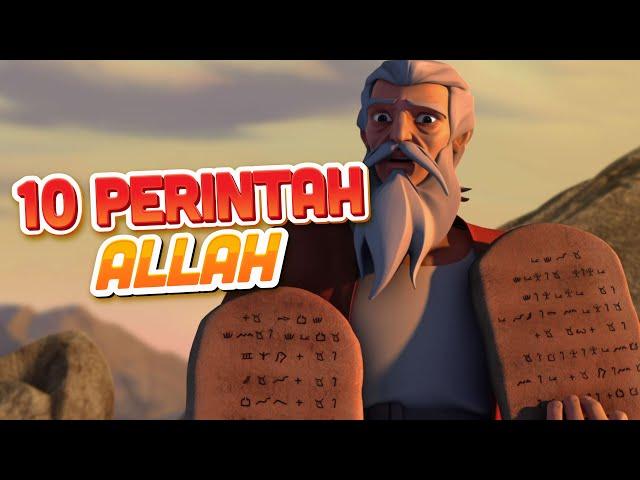 Animasi Alkitab "Musa & 10 Perintah Allah" Full Video - Superbook Bahasa Indonesia