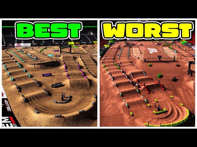 What is the BEST SUPERCROSS TRACK in MX BIKES ( rating EVERY 2024 SX TRACK )