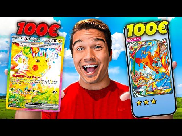 100€ TCG Pocket VS 100€ Pokémon