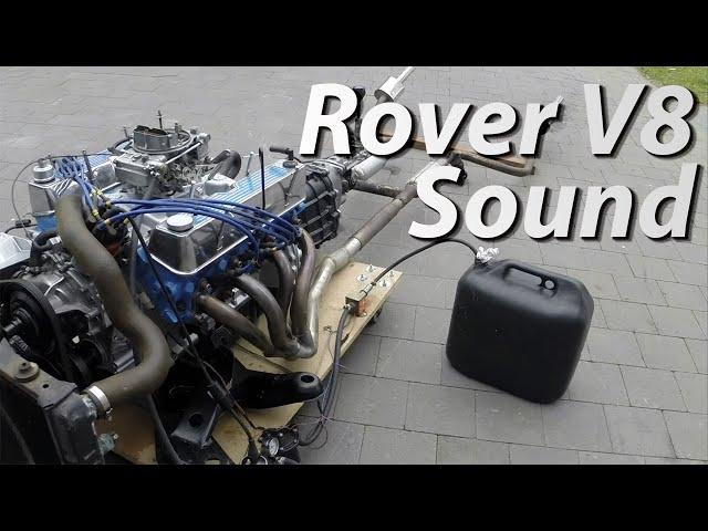 Triumph TR8 Rover V8 engine sound