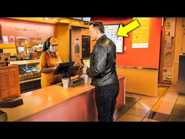 Elon Musk Goes To Order Taco Bell Meal, Stops Cold When He Hears 2 Boys Whisper THIS Behind Him