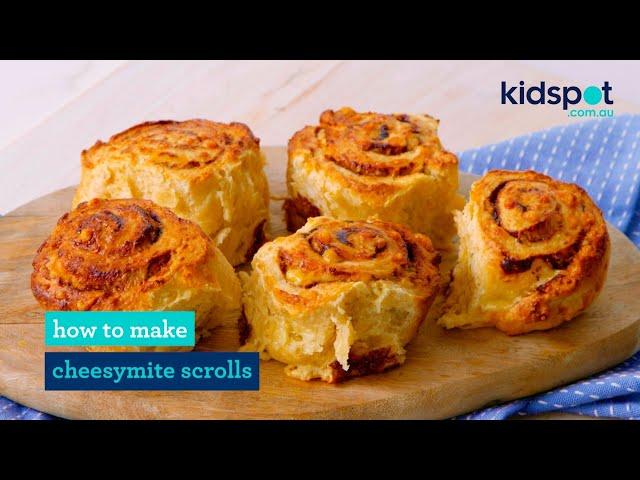 Cheese and Vegemite Scrolls | Lunch Box Recipes | Kidspot