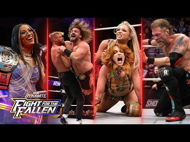 Rated FTR RETURNS to kick off 2025 at Fight for the Fallen | 1/1/25 AEW Dynamite Highlights