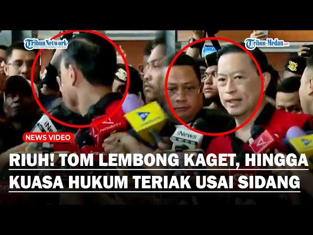 REAKSI Kaget Tom Lembong Hingga Kuasa Hukum Teriak, Kecewa Atas Dakwaan di Sidang Korupsi Impor Gula