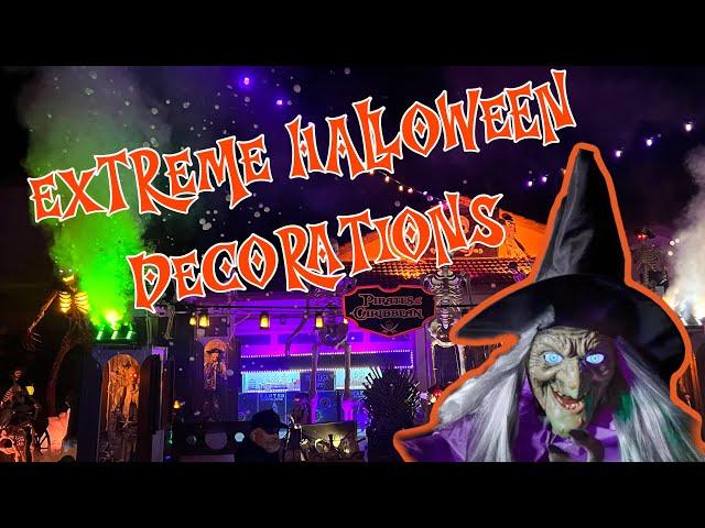 Checking Out EXTREME Halloween Decorations Outdoor | Halloween Decorations 2022
