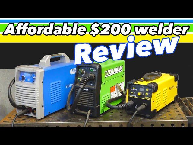 Get started in welding, great DIY welder Titanium, Yeswelder, Hynade flux review