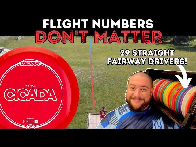 How Straight is the Discraft Cicada VS Other Straight Fairway Drivers?