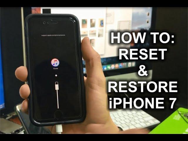 How To Reset & Restore your Apple iPhone 7 - Factory Reset