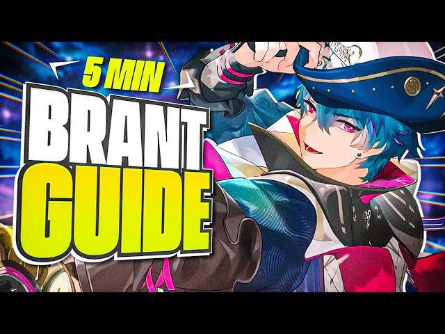 Brant is SO COOL ! COMPLETE Brant Guide In 5 Minute | BEST Build , Weapon Team And more