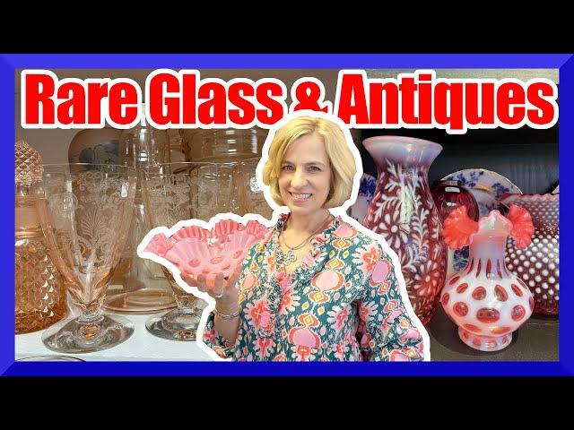 Market Place Antiques & Collectibles! Best of the best in elegant glass and fine furniture.