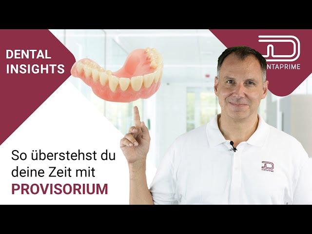 So gewöhnst du dich an ein Provisorium