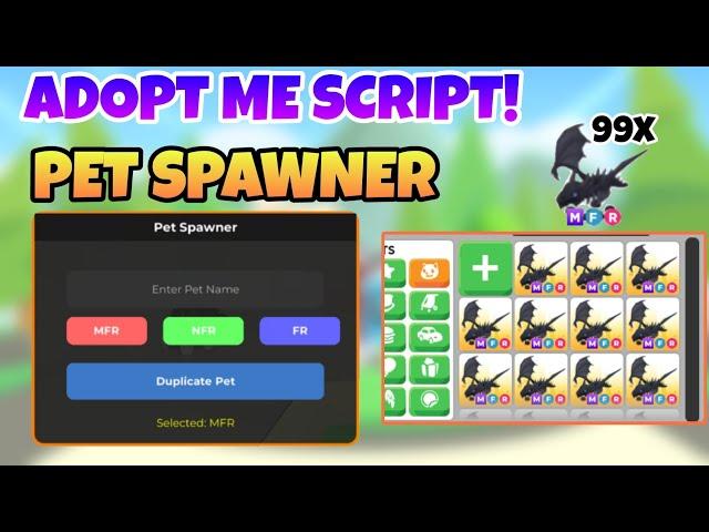 ( OP ) Adopt Me Script | Pet Spawner | Direct Link [ Pastebin 2025 ]