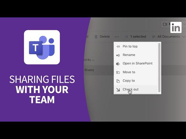 Microsoft 365 Tutorial - Sharing files with your team