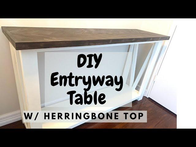 DIY Console Table | DIY Entryway Table