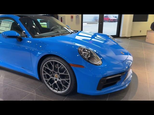 Experience the 2022 Shark Blue Porsche Carrera S - Type 992