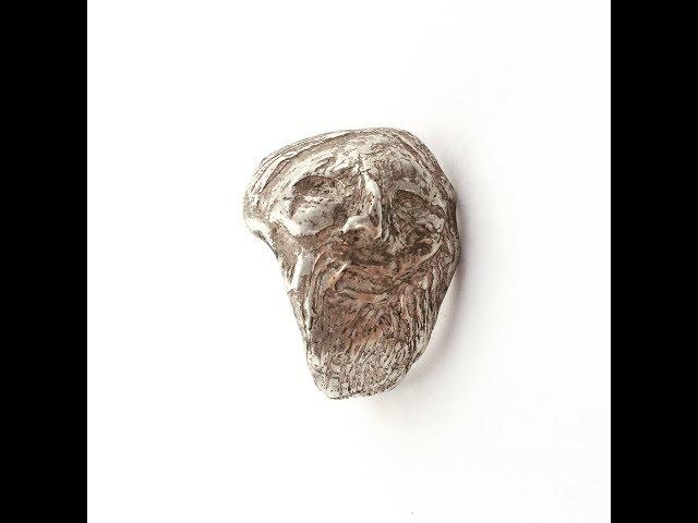 Mens Silver Biker / Rocker Ring | Grotesque Man | Statement Jewelry | LUGDUN ARTISANS