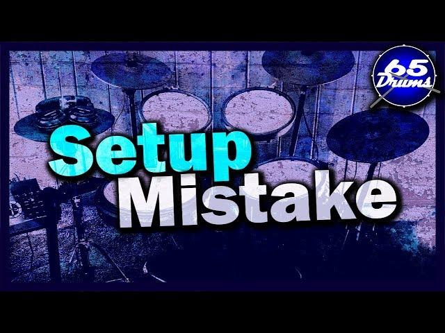 The Most Common Mistake When Setting Up Electronic Drums