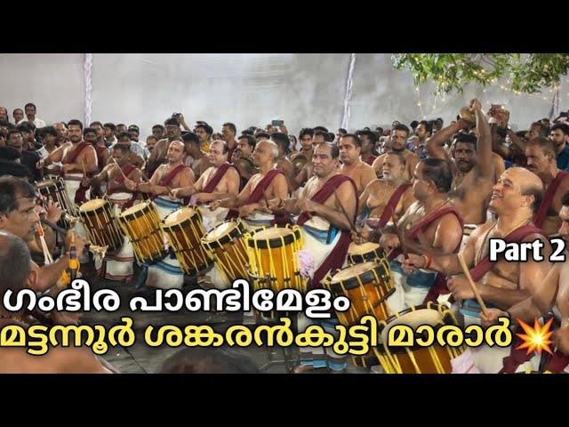 Pandi Melam| Mattannur Sankaran Kutty Marar | മള്ളിയൂർ വിനായക ചതുർത്ഥി 2024 (Part 2)