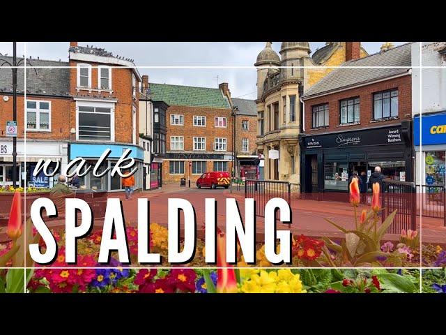 Spalding Lincolnshire England Town Walk