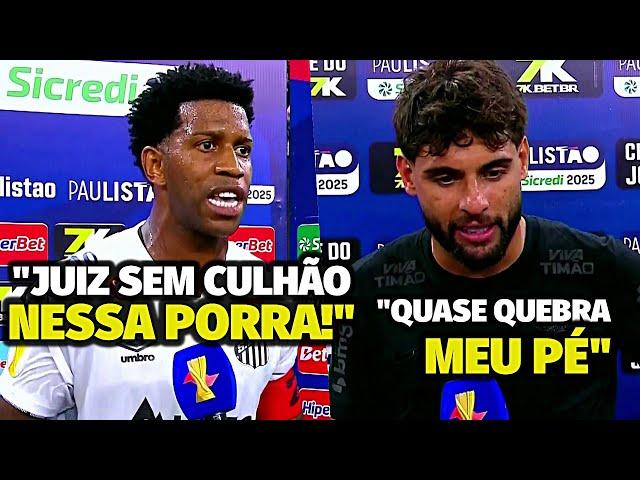 GIL SAIU REVOLTADO E YURI ALBERTO COMENTA EXPULSÃO NO JOGO CORINTHIANS 2X1 SANTOS!