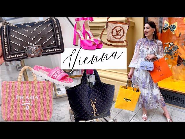 Vienna Luxury Shopping Weekend - LV, Chanel, Dior, Hermes, Fendi, Prada, YSL | Summer Travel Vlog ️