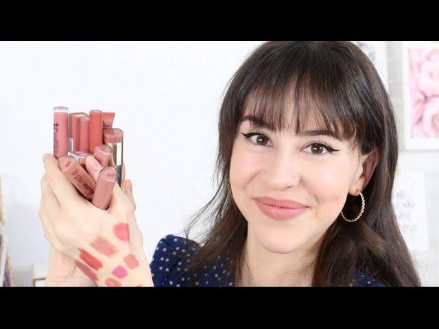 Best Everyday Drugstore Nude Lipsticks 2020 + Lip Swatches || Beauty with Emily Fox