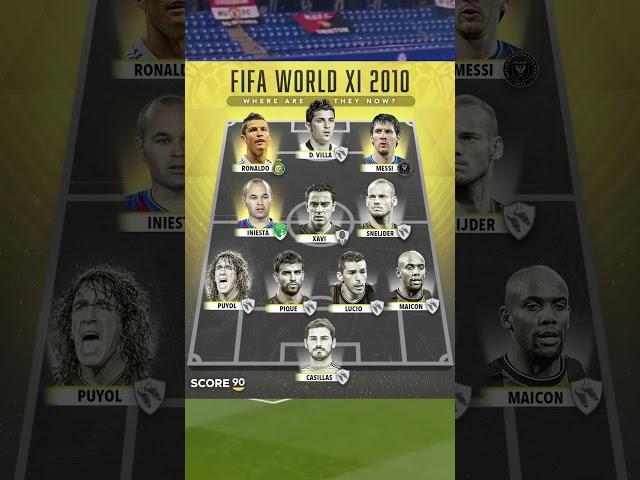 FIFA WORLD XI 2010 Where Are They Now? #shortsfeed #edit #football #fifa