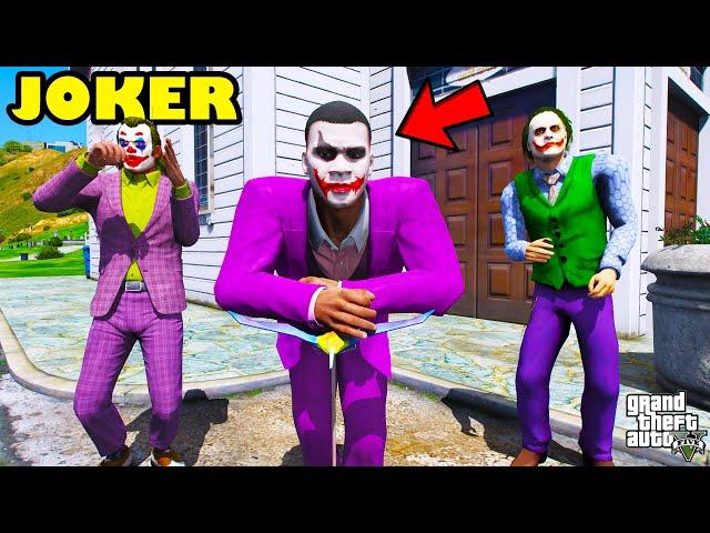 Franklin Become JOKER To Take Revenge From World In GTA 5 | SHINCHAN and CHOP