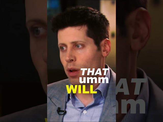 Insane Sam Altman Said this...