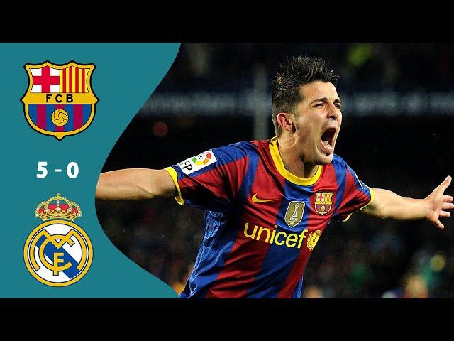 ملخص مباراة برشلونة وريال مدريد 5-0  زمن تيكي تاكا  دوري الإسباني 2010 جنون عصام الشوالي