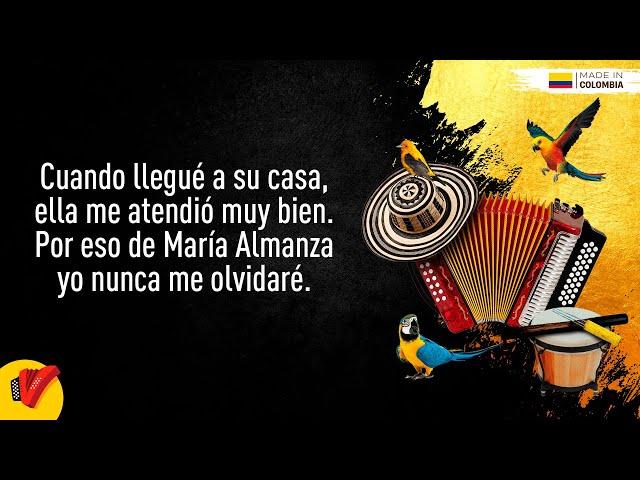 María Almanza, Binomio De Oro De América, Video Letra - Sentir Vallenato