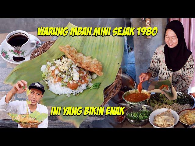 Warung Mbah Mini, ini yang bikin enak sego pecel Ponorogo!