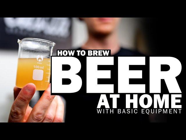 Brewing beer at home with basic equipment (BIAB for Beginners)